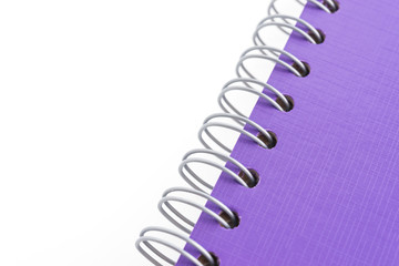 Canvas Print - Purple note book