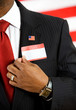 © seanlockephotography - Politician: Wearing an Introduction Nametag