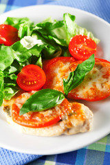 Sticker - Chicken baked with mozzarella and tomatos