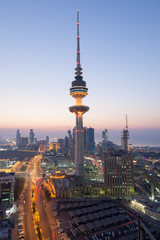 Fototapete - The Liberation Tower in Kuwait City