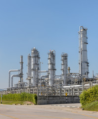 Petrochemical industrial plant in Thailand