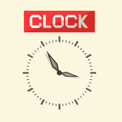 Poster - Abstract Vector Clock Illustration