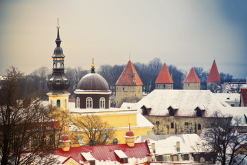 Canvas Print - Winter Tallinn