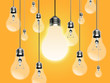 © BobbyPix - Light bulbs with Idea Conzept
