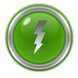 © iconsmaker - Bolt circular icon on white background
