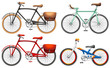 Sets of pedal bikes