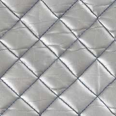 Retro Seamless pattern of geometric shapes. Leather metallic col