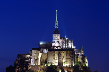 Wall Mural - Mont Saint Michel castle