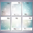 © Raevsky Lab - Abstract winter design background with snowflakes. Brochure,