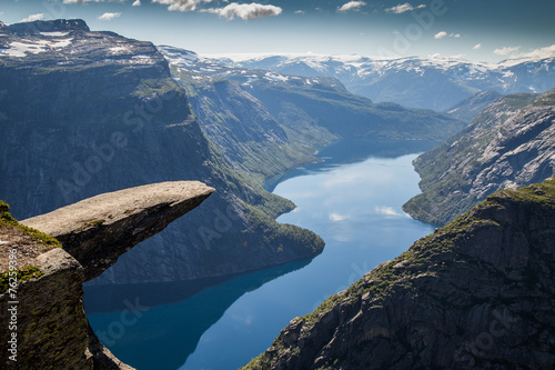 Naklejka na szybę Trolltunga Norwegen