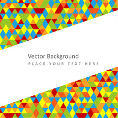Poster - Abstract geometric background