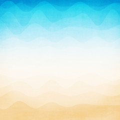 Fototapete - Abstract colorful wave background