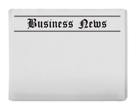 Business news newspaper