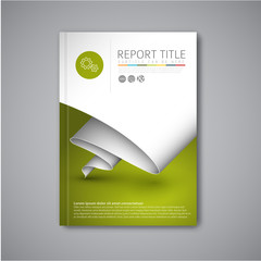 Poster - modern vector abstract brochure design template