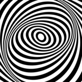Fototapeta Do przedpokoju - Illusion of whirl movement illusion. Op art design.
