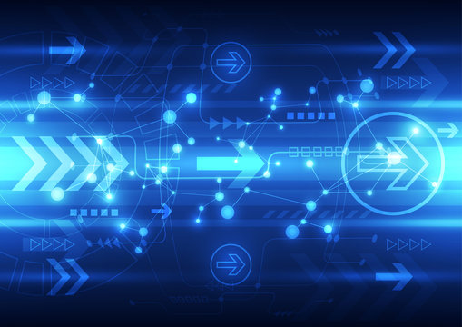 vector digital speed technology, abstract background