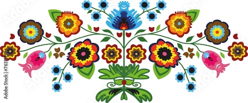 Nowoczesny obraz na płótnie Floral design