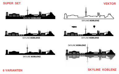 Wall Mural - Skyline Koblenz