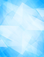 Abstract Polygon Blue Background