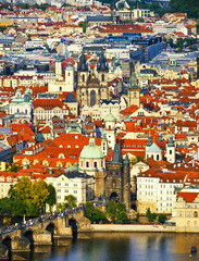 Canvas Print - Cityscape of Prague