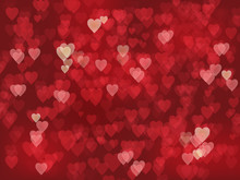 HEARTS Background (lights Texture Valentine’s Day)