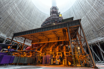 Thermal power plant interior