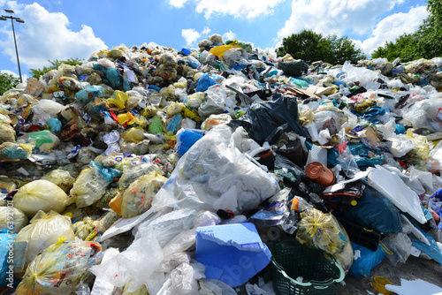 Fotografie, Obraz Müll, Plastik, Deponie, Recycling, Wertstoff, Entsorgung