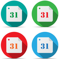 Wall Mural - calendar, date, sign 31 day month