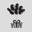 © vvalentine - birthday card black and white