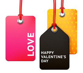 Sticker - Valentine's tag set