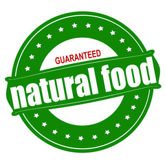 Canvas Print - Natural food guaranteed