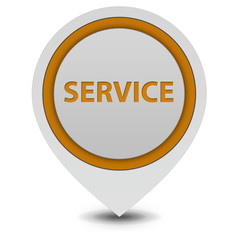 Wall Mural - Service pointer icon on white background