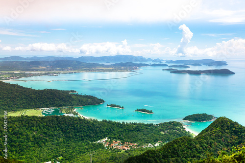 Fotografía Tropical Langkawi Island landscape, Malaysia