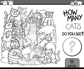 counting game cartoon coloring page