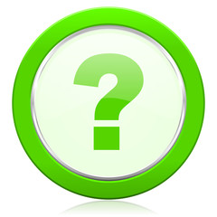 Poster - question mark icon ask sign