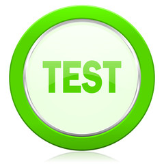 Aufkleber - test icon