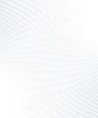 Poster - White & grey abstract perspective background