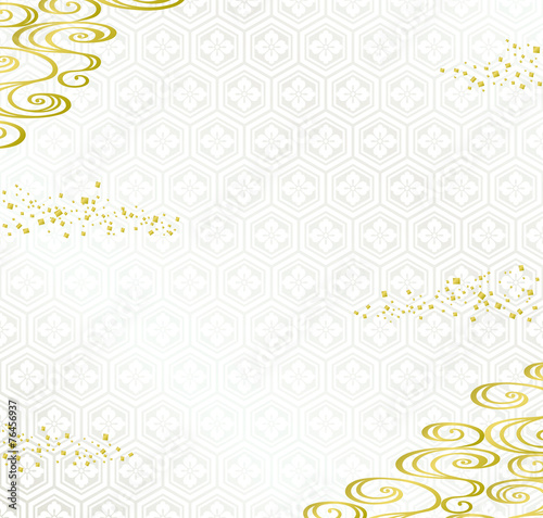 金箔と和波和風背景stock Vector Adobe Stock 金箔と和波和風背景stock Vector Adobe Stock