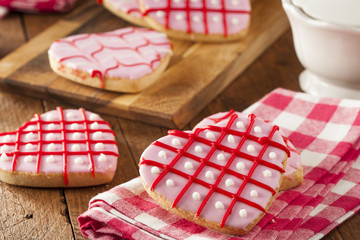 Poster - Homemade Pink Valentine's Day Cookies