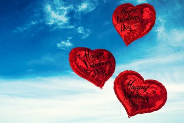 Poster - Composite image of happy valentines day