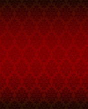 Luxury Seamless Red Floral Wallpaper