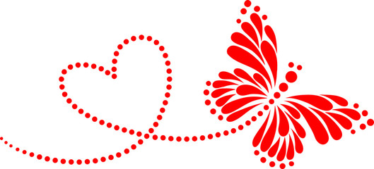 butterfly, heart, forever love, valentine´s day
