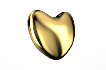 Poster - golden heart