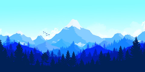 flat landscape
