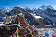View of Everest from Gokyo ri .