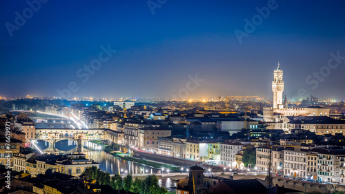 Night over the Florence, Italy