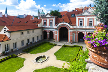 Fototapete - Ledeburska Garden, Prague, Czech Republic