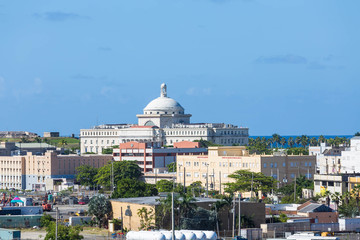 Poster - Coastal Buildings of San Juan Puerto Rico