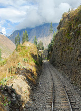 View Of Path Between Cusco And Machu Picchu, Peru