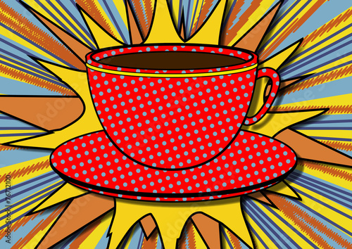 Fotografija  Bol de chocolat pop art